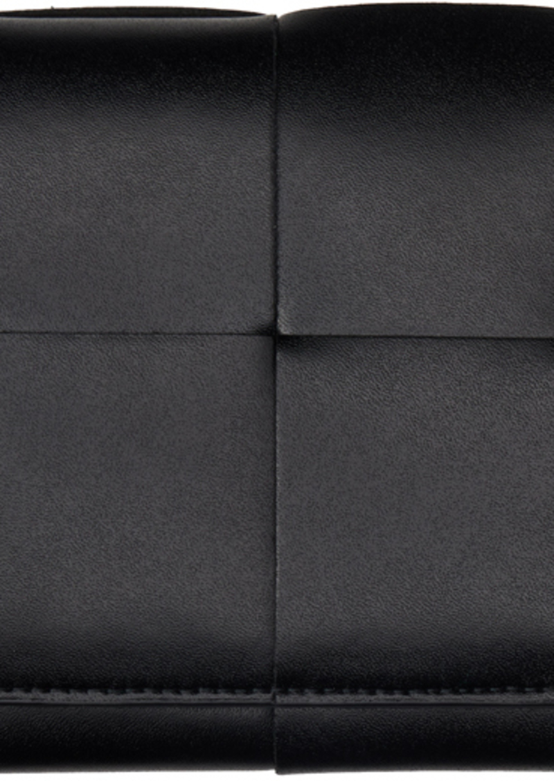 Bottega Veneta Black Long Wallet