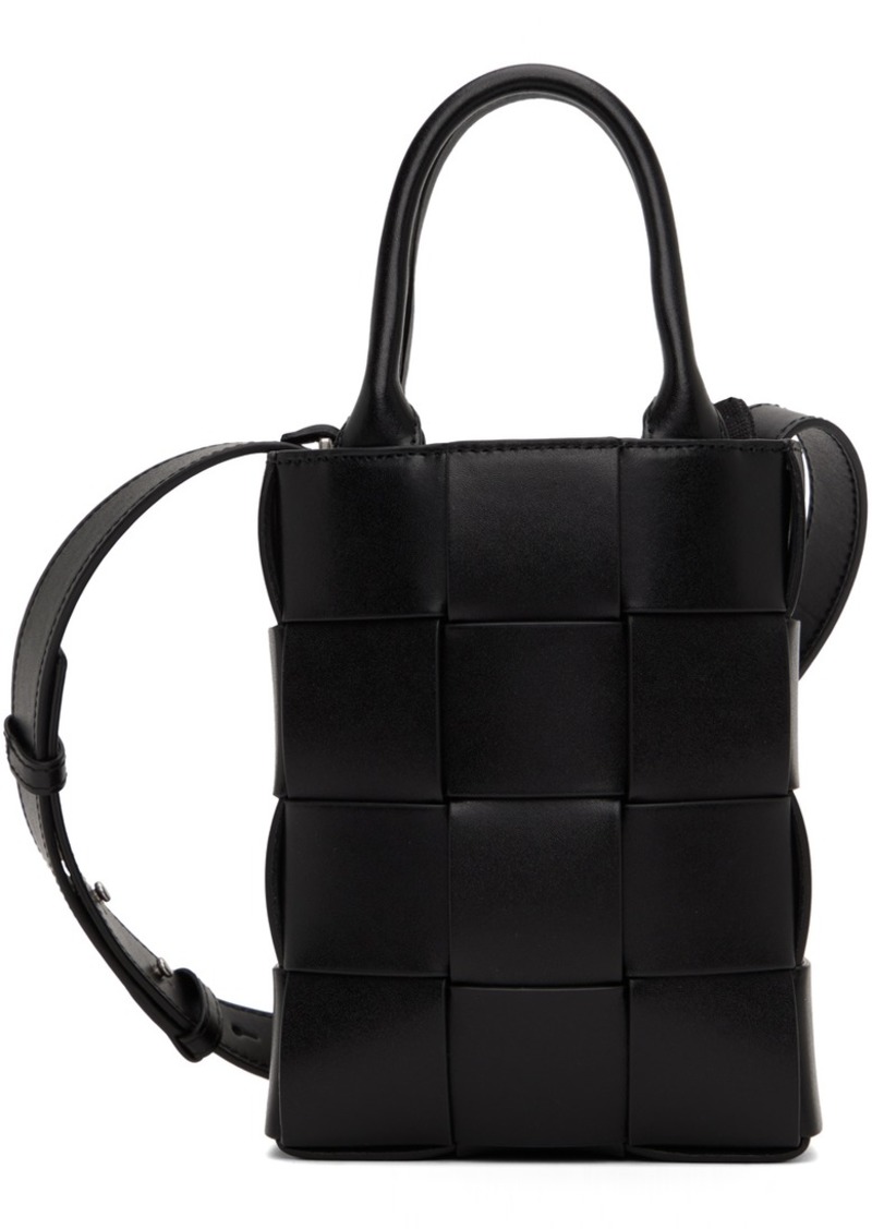 Bottega Veneta Black Mini Cassette Tote