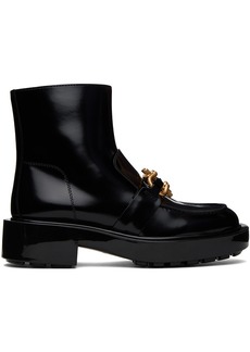 Bottega Veneta Black Monsieur Chunky Ankle Boots