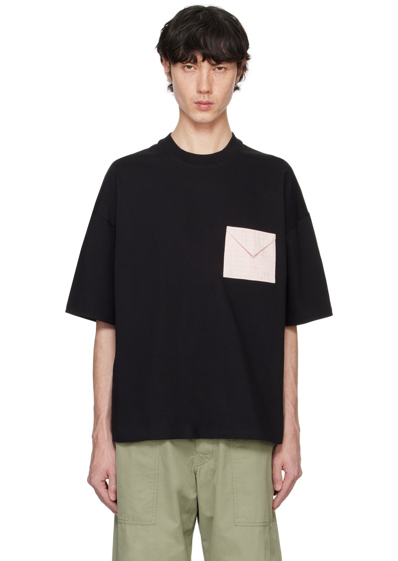 Bottega Veneta Black Pima Cotton Jersey Oversized T-shirt