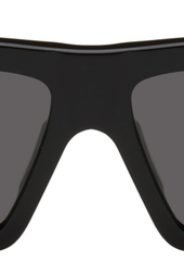 Bottega Veneta Black Rectangular Sunglasses