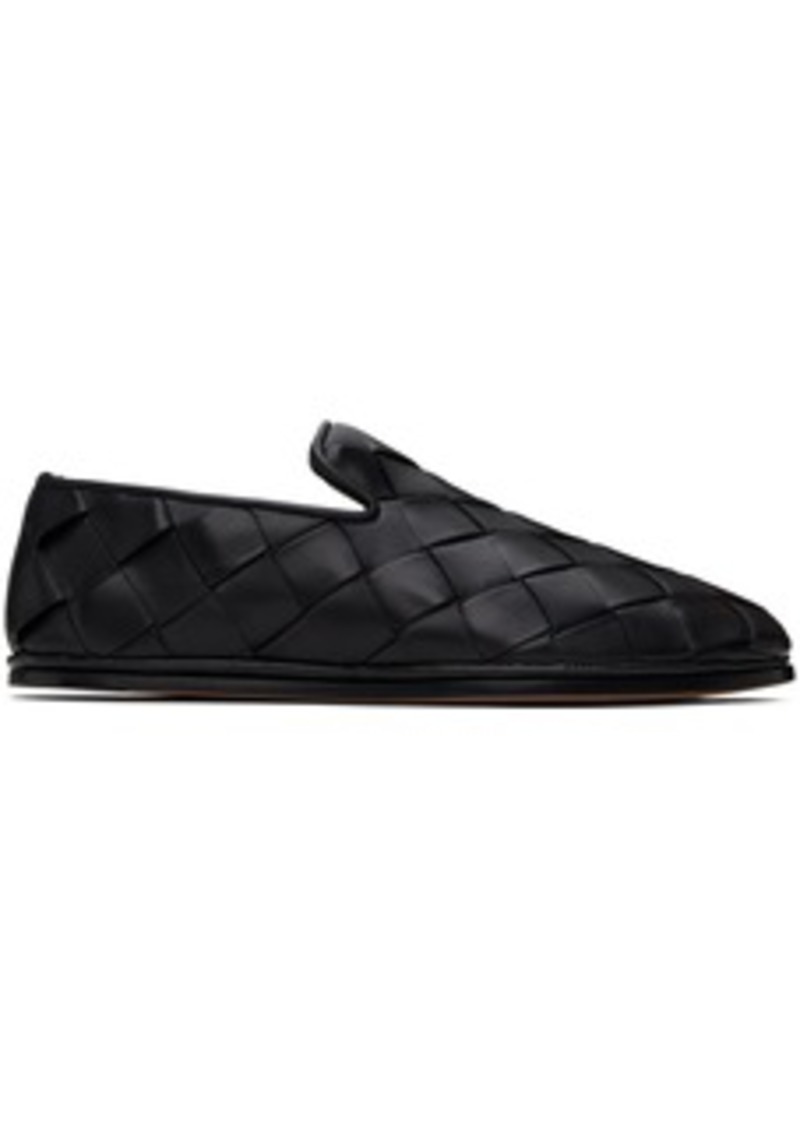 Bottega Veneta Black Sunday Slippers