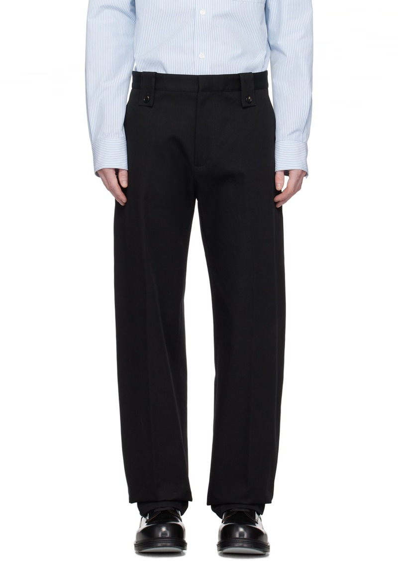 Bottega Veneta Black Three-Pocket Trousers