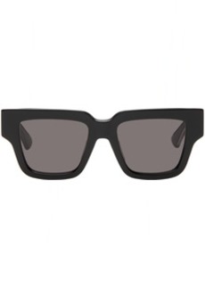 Bottega Veneta Black Tri-Fold Square Sunglasses