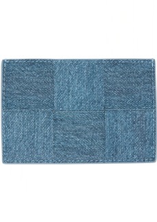 Bottega Veneta Blue Cassette Credit Card Holder