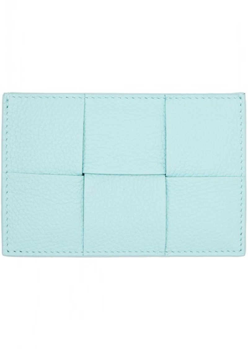 Bottega Veneta Blue Credit Card Holder