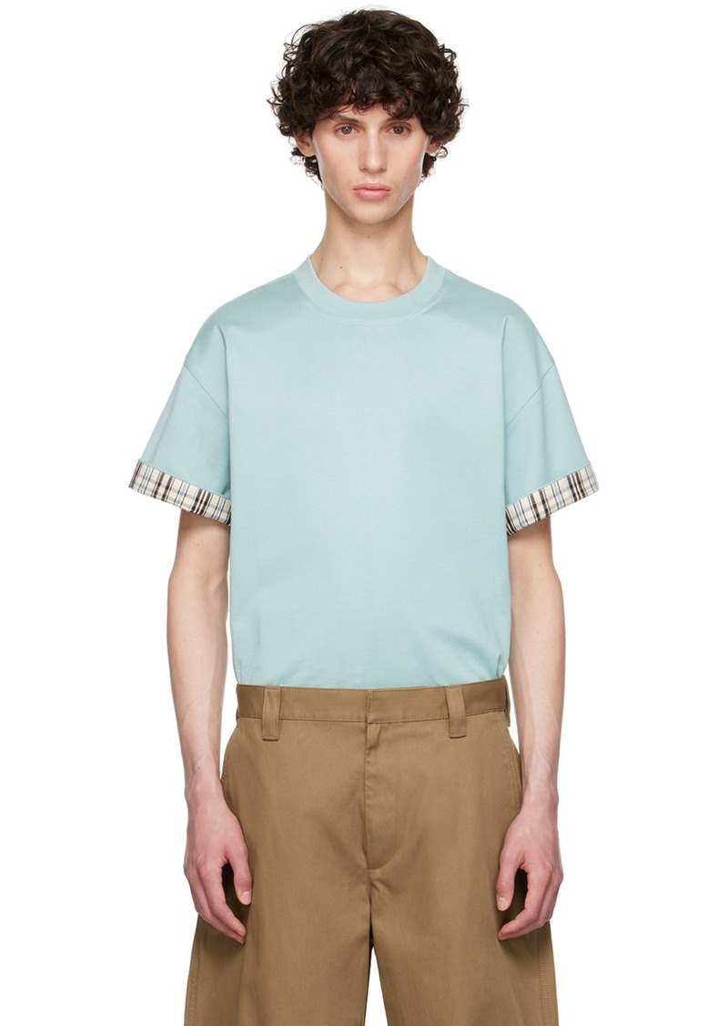 Bottega Veneta Blue Double Layer T-Shirt