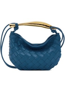 Bottega Veneta Blue Mini Sardine Bag