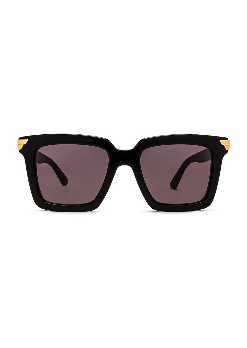 Bottega Veneta Bold Ribbon Square Sunglasses