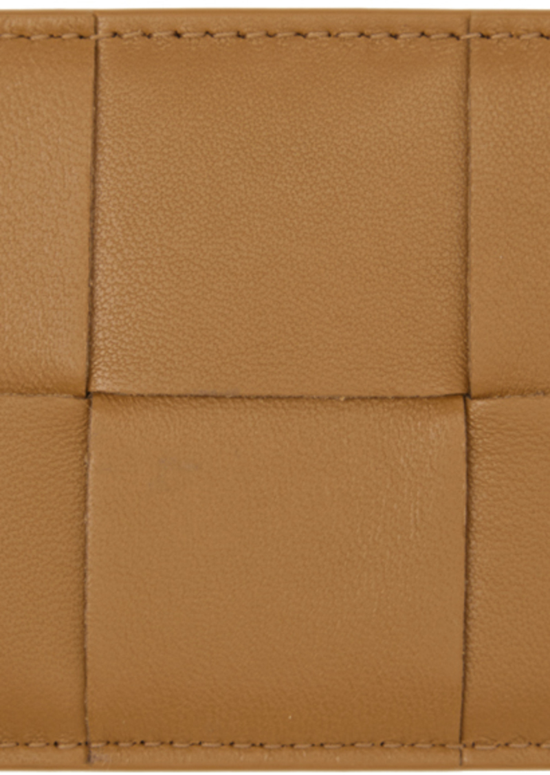 Bottega Veneta Brown Credit Card Holder