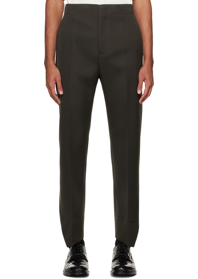 Bottega Veneta Brown Curved Trousers