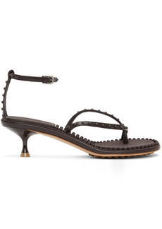 Bottega Veneta Brown Lagoon Bubble Low Sandals