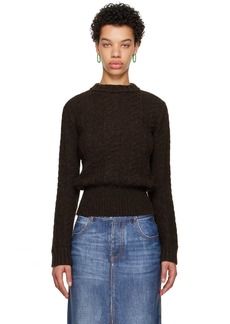 Bottega Veneta Brown Shetland Sweater