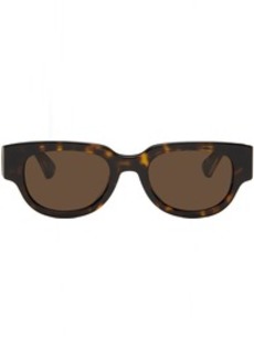 Bottega Veneta Brown Tri-Fold Sunglasses