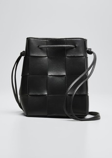 Bottega Veneta Cassette Intrecciato Leather Bucket Bag