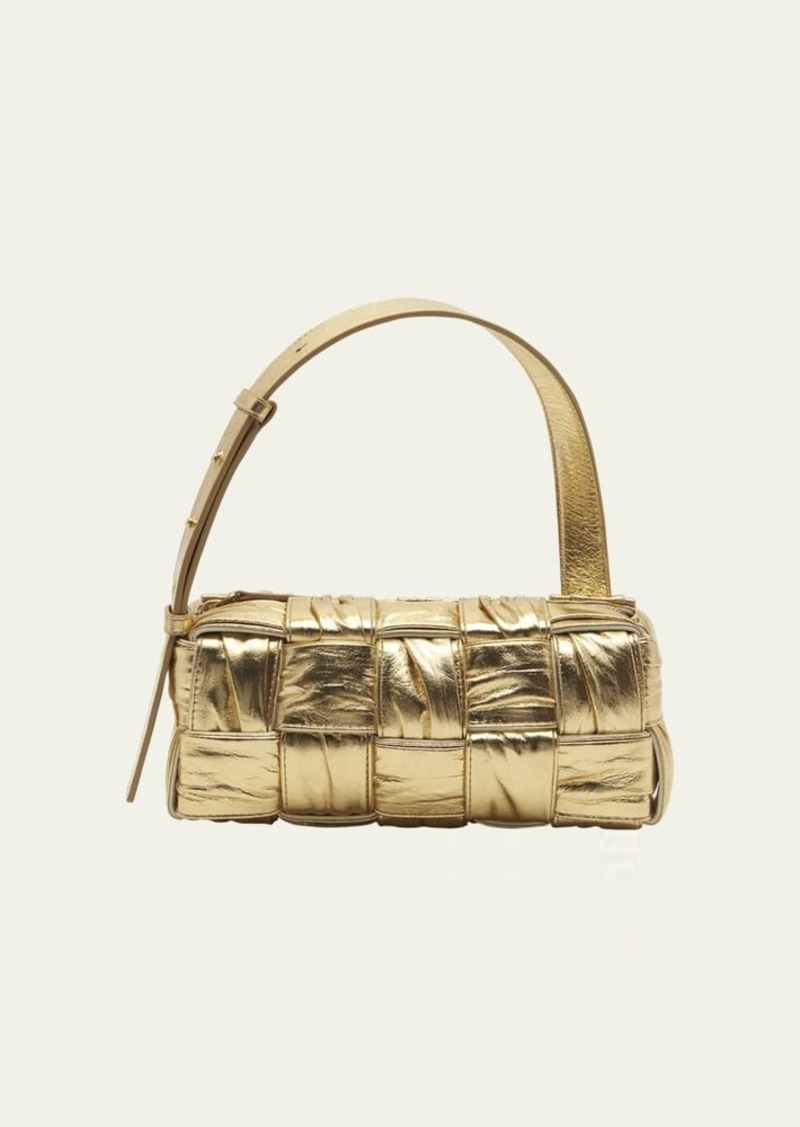 Bottega Veneta Cassette Small Intreccio Shoulder Bag