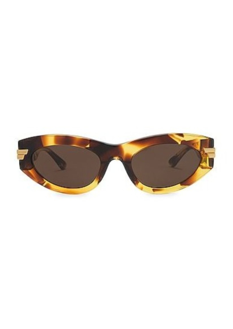 Bottega Veneta Bold Ribbon Cat Eye Sunglasses