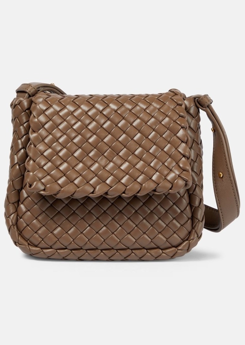 Bottega Veneta Cobble Small Intreccio leather shoulder bag