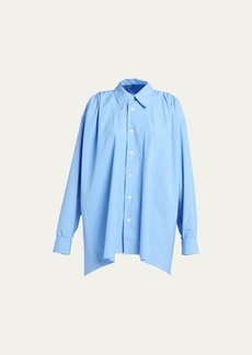 Bottega Veneta Compact Cotton Button-Front Shirt