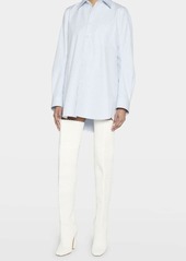 Bottega Veneta Compact Striped Cotton Shirt Dress