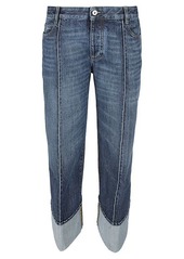 BOTTEGA VENETA Curved denim cotton jeans