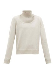 Bottega Veneta Cutout roll-neck wool-blend sweater