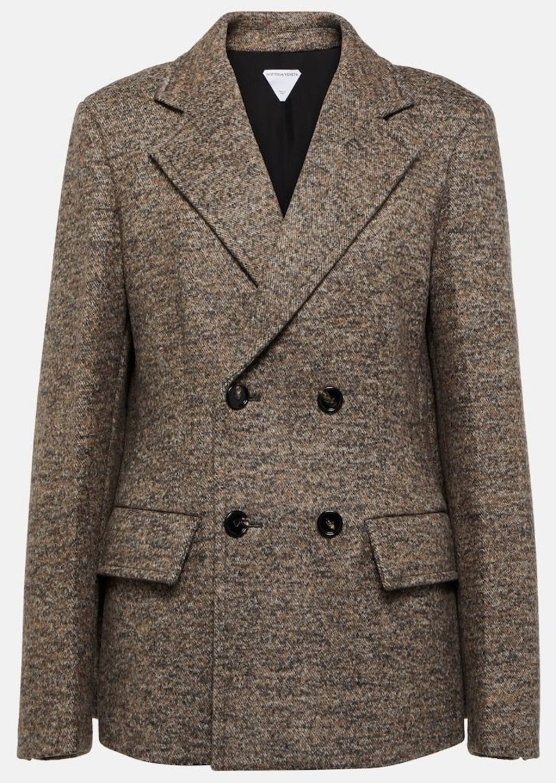 Bottega Veneta Caped wool-blend twill blazer