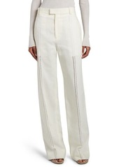 Bottega Veneta Embroidered English Linen Trousers