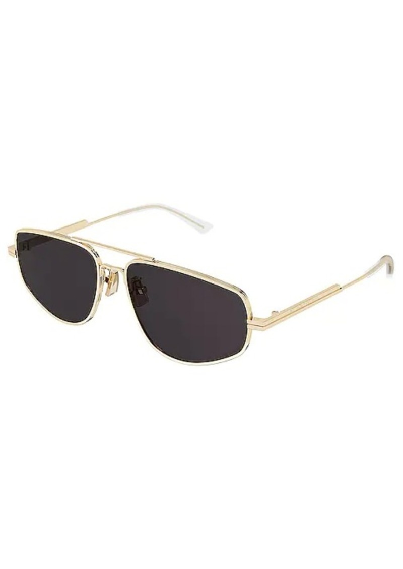 Bottega Veneta Light Ribbon Pilot Sunglasses