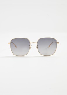 Bottega Veneta Full Metal Squared Sunglasses