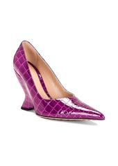 Bottega Veneta Gloss Croc Pumps