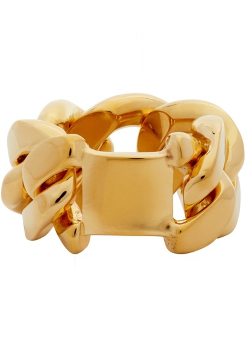 Bottega Veneta Gold Chain Ring