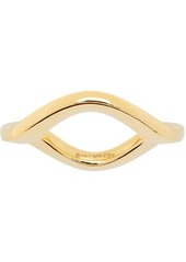 Bottega Veneta Gold Curve Ring