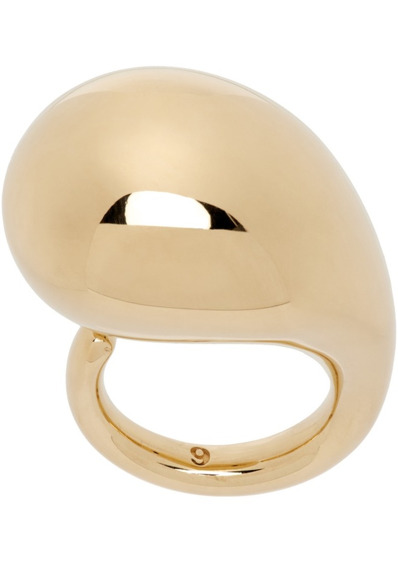 Bottega Veneta Gold Drop Ring