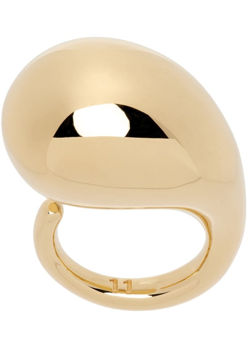 Bottega Veneta Gold Drop Ring