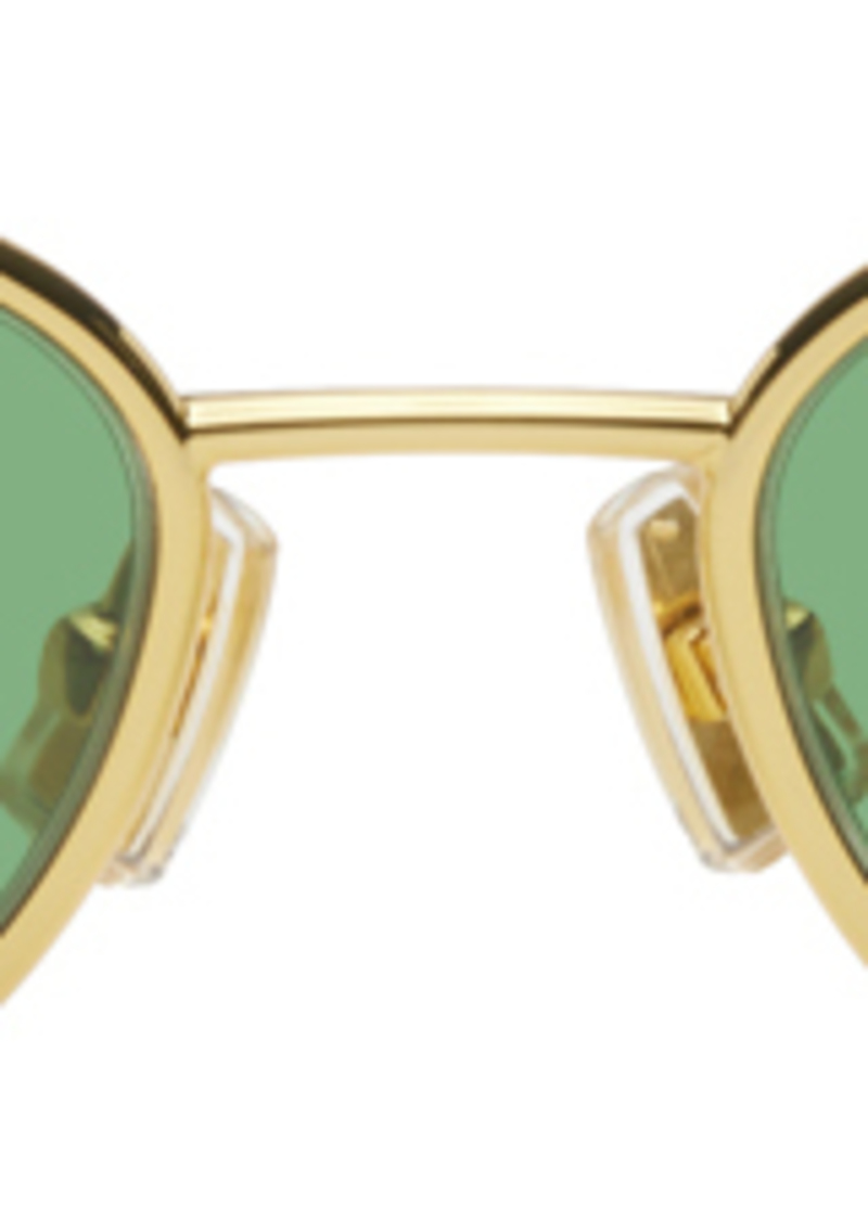 Bottega Veneta Gold Knot Cat-Eye Sunglasses