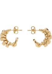 Bottega Veneta Gold Twist Earrings