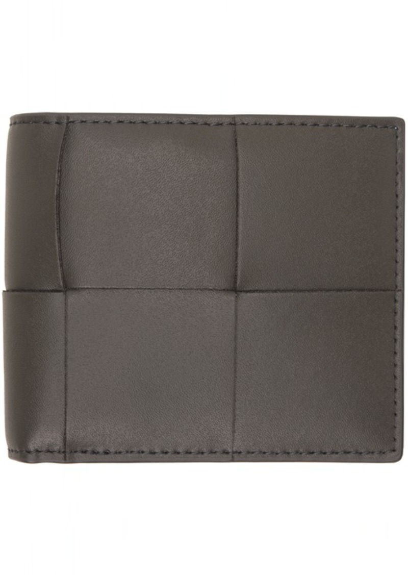 Bottega Veneta Gray Cassette Bi-Fold Wallet