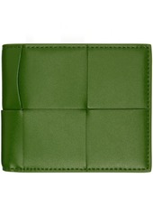 Bottega Veneta Green Bifold Wallet