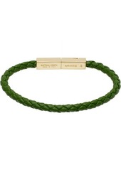 Bottega Veneta Green Braid Bracelet