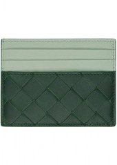 Bottega Veneta Green Credit Card Case