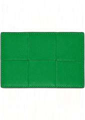 Bottega Veneta Green Credit Card Holder