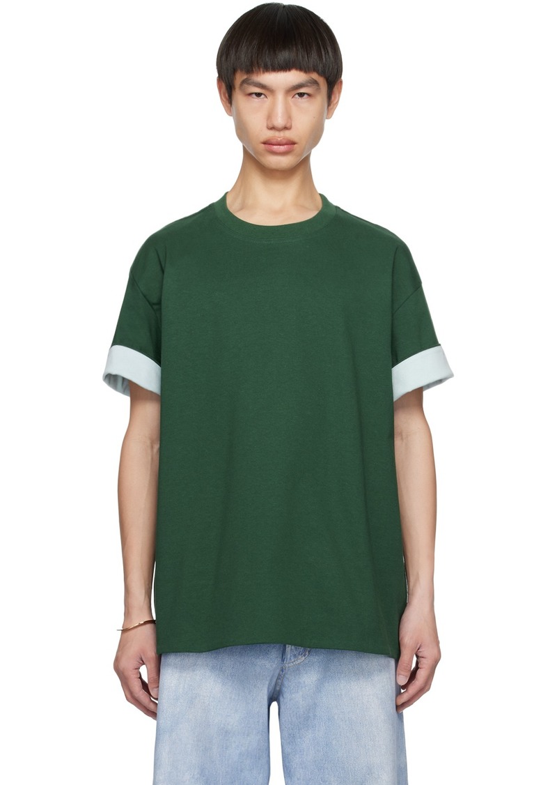 Bottega Veneta Green Double Layer T-Shirt