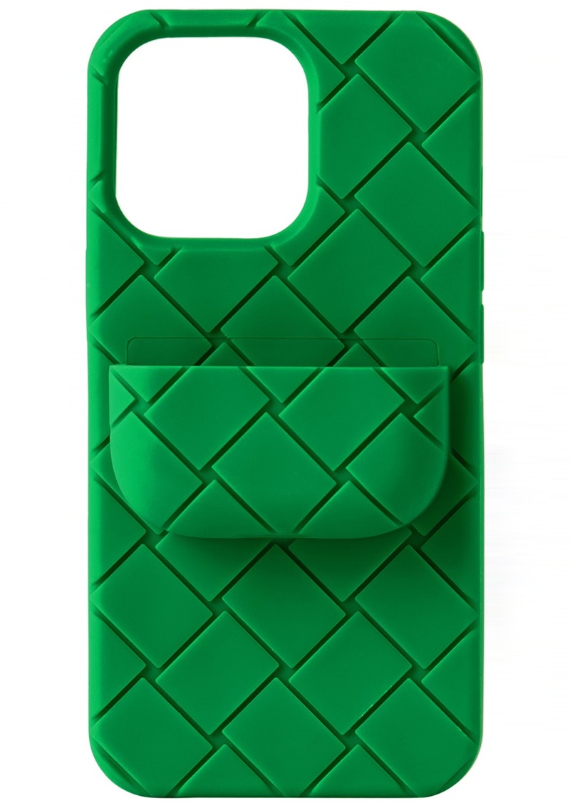 Bottega Veneta Green Intreccio AirPods Pro & iPhone 13 Pro Case