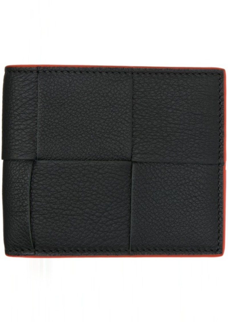 Bottega Veneta Green Intreccio Bifold Wallet