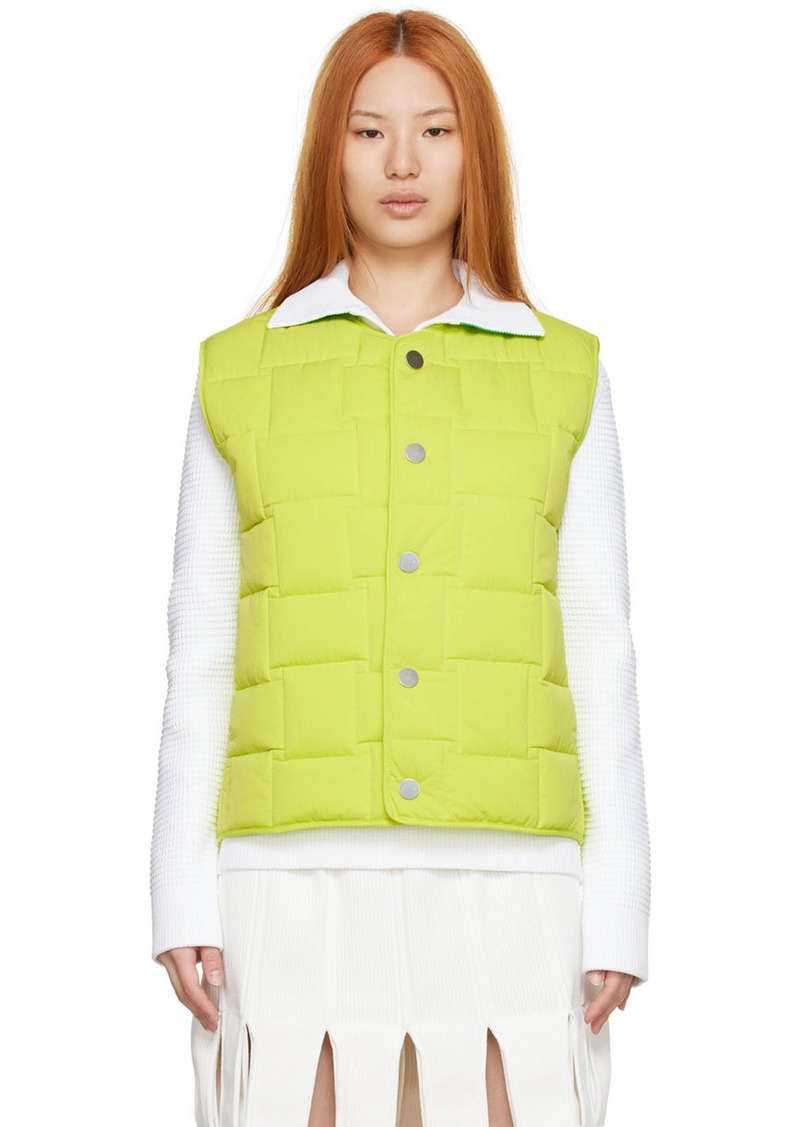 Bottega Veneta Green Nylon Vest