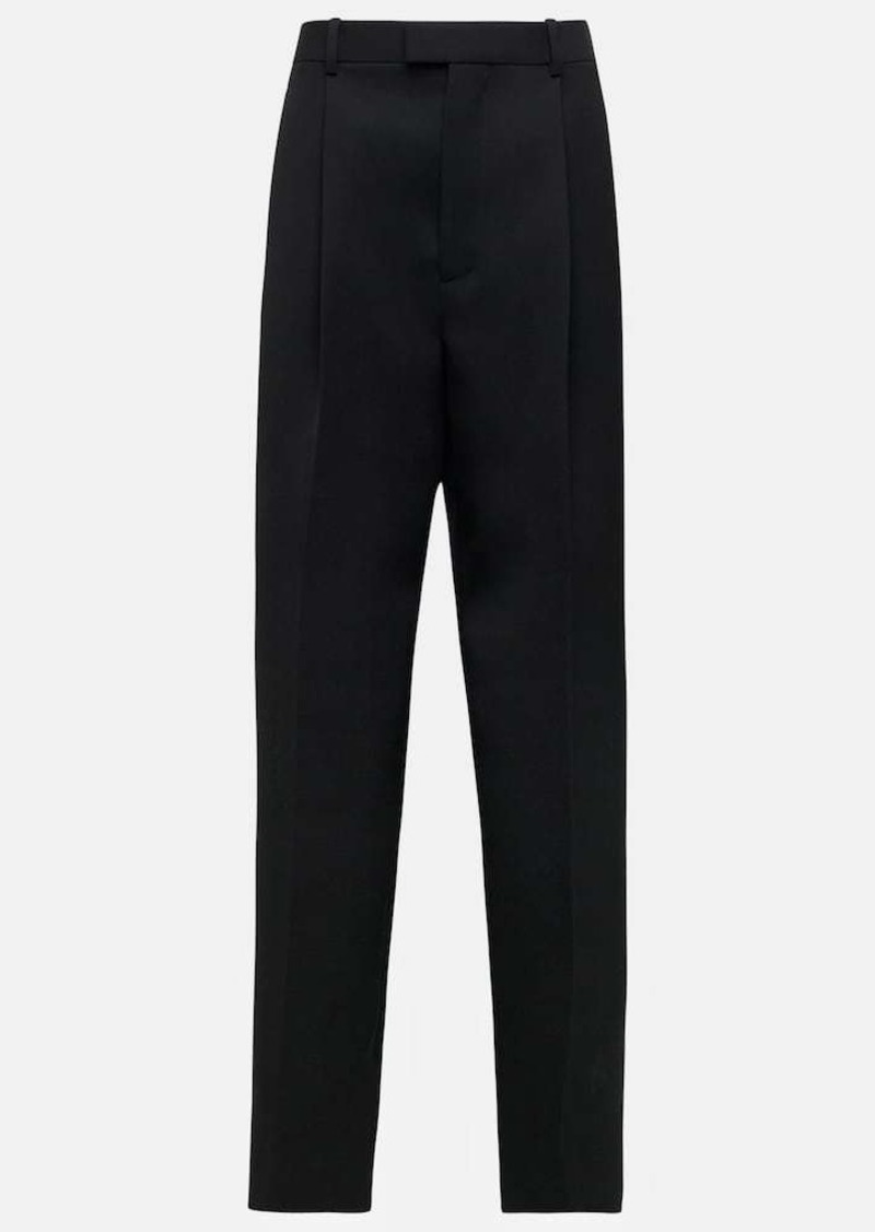 Bottega Veneta High-rise wool twill straight pants