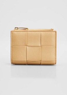 Bottega Veneta Intrecciato Leather Fold Wallet