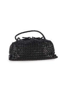 Bottega Veneta Intrecciato Tote Bag With Braided Handles In Black Leather