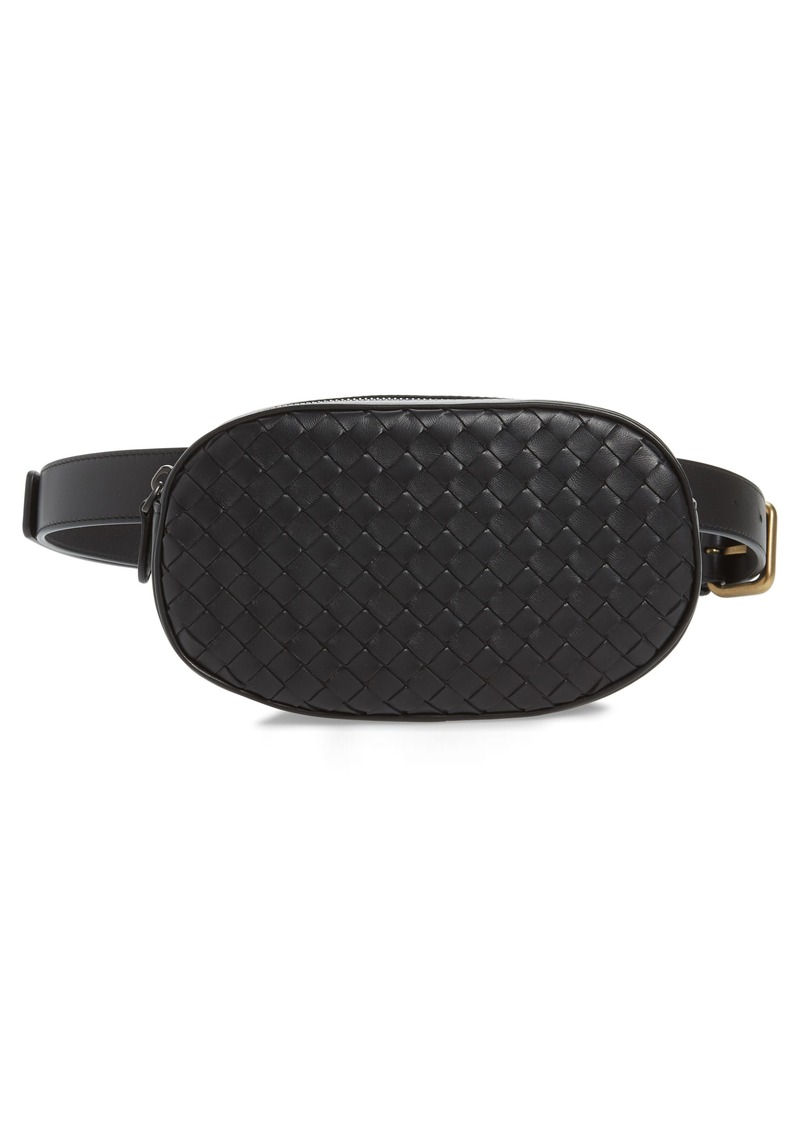 Bottega Veneta Intrecciato Woven Leather Belt Bag